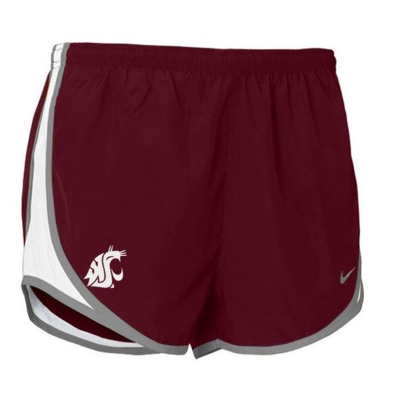 Nike Women's Washington State Cougars Dri-Fit Tempo Shorts Crimson Red XL L S - Picture 7 of 7